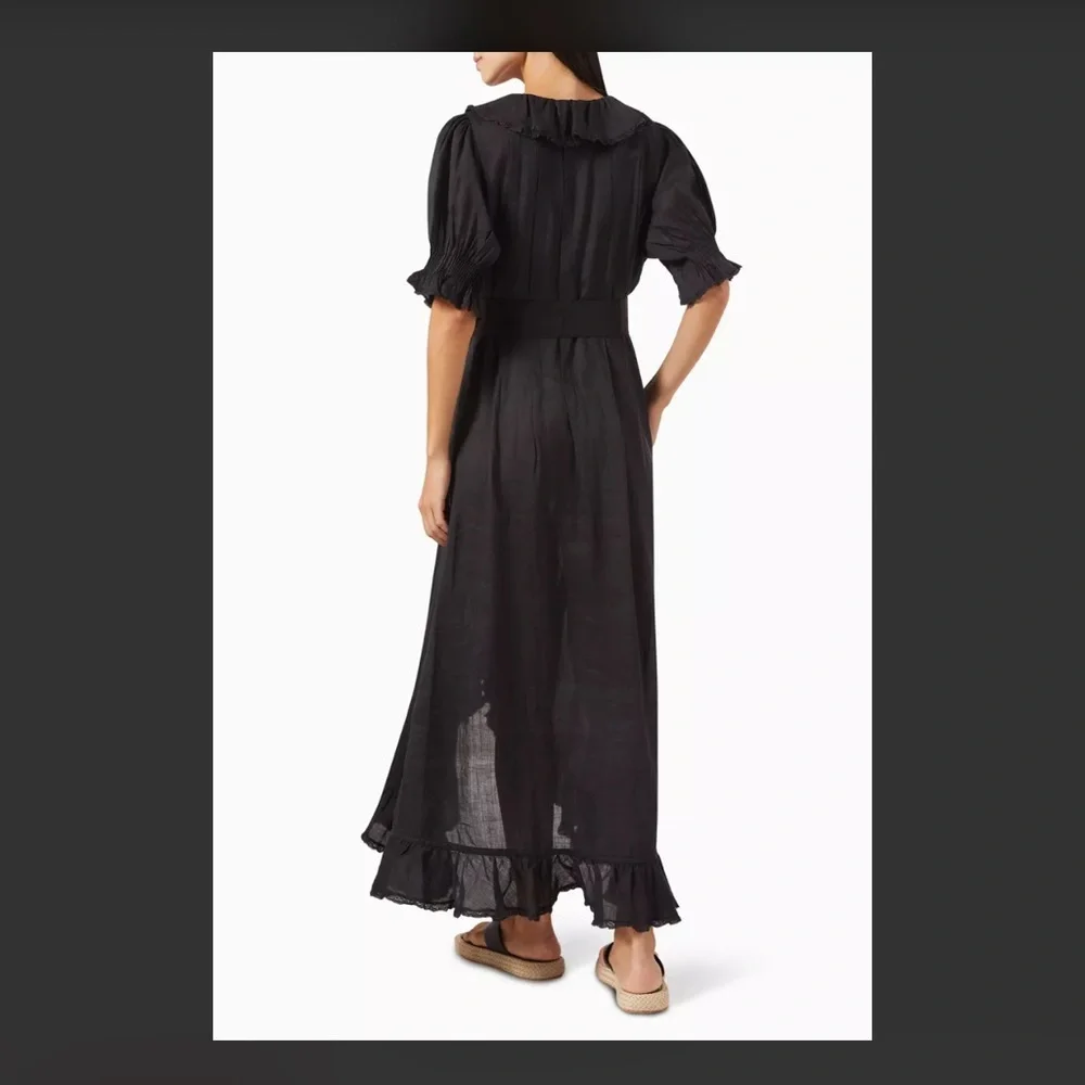 DOEN NADIA DRESS BLACK XS - Picture 3 of 8